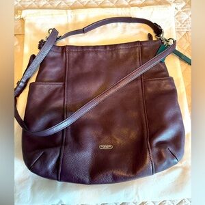 Coach Hobo Purple Leather Purse